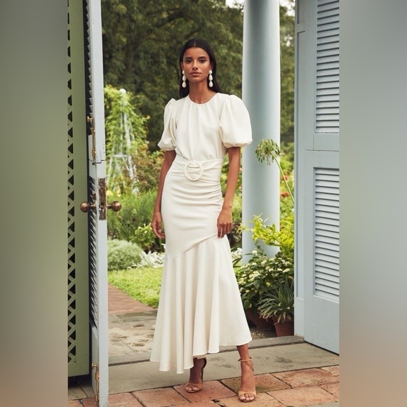 SACHIN + BABI Camila Flared Hem Midi Dress In Ivy - Picture 7 of 11